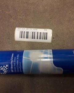 Automatic grease lubrication grease cartridge